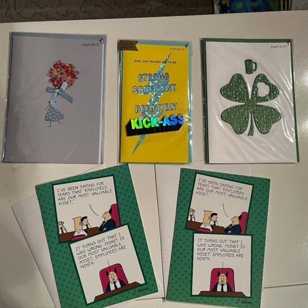 Greeting Cards - Mixed Lot (Bundle‎ of 5 Cards)